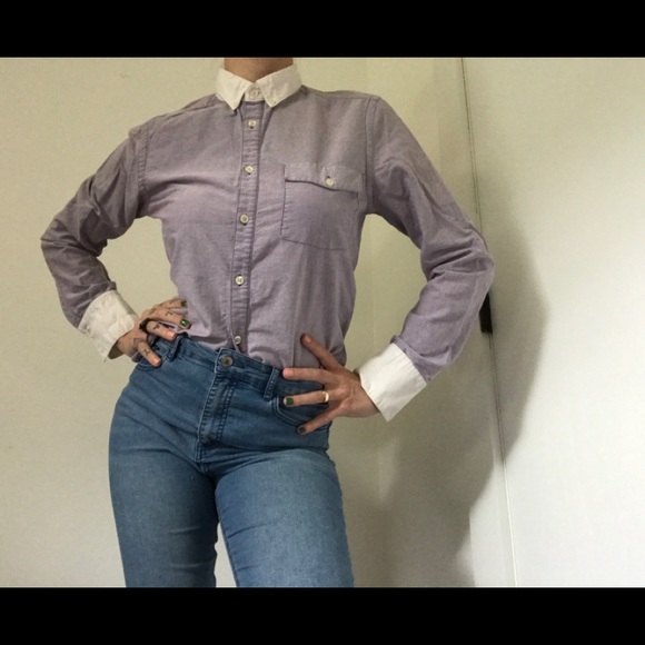 Brooklyn Industries Tops - Brooklyn Industries Oxford Lavender Button Shirt